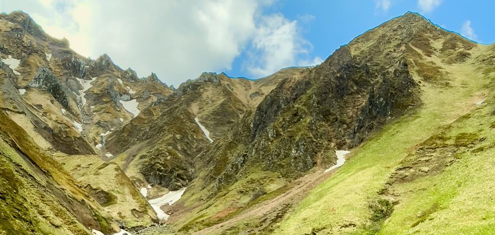 Puy de Sancy, la Vallée du Val d'enfer dans le Massif du sancy en Auvergne
